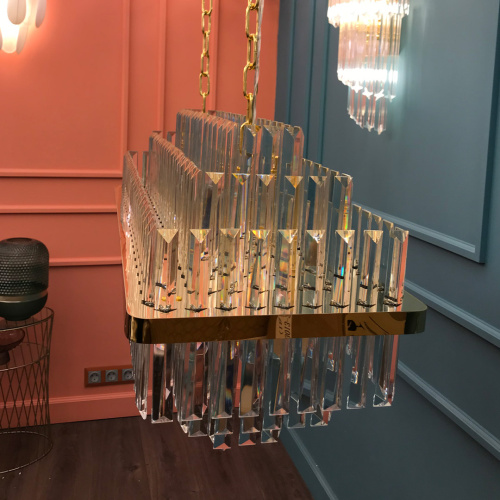 Люстра Cloyd BROTIGAN-D C12 / шир. 80 см - золото (арт.10767) фото 3