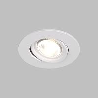 DK3020-WH Встраиваемый светильник, IP 20, 10 Вт, GU5.3, LED, белый, пластик