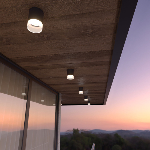 Уличный потолочный светильник Light LED 2107 IP54 35140/H черный фото 3