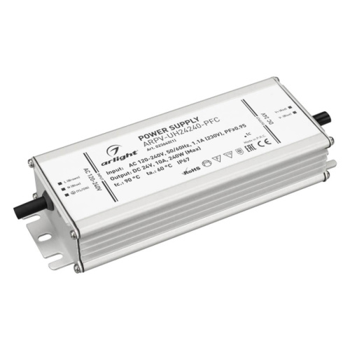 Блок питания Arlight ARPV-UH24240-PFC 24V 240W IP67 023640(1) Блок питания Arlight ARPV-UH24240-PFC 24V 240W IP67 023640(1)