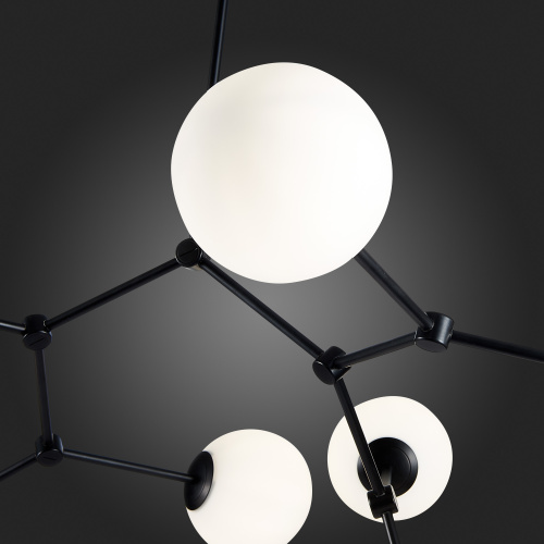 SL1506.403.08 Люстра подвесная ST-Luce Черный/Белый E14 8*40W CHIETI фото 2 SL1506.403.08 Люстра подвесная ST-Luce Черный/Белый E14 8*40W CHIETI фото 2