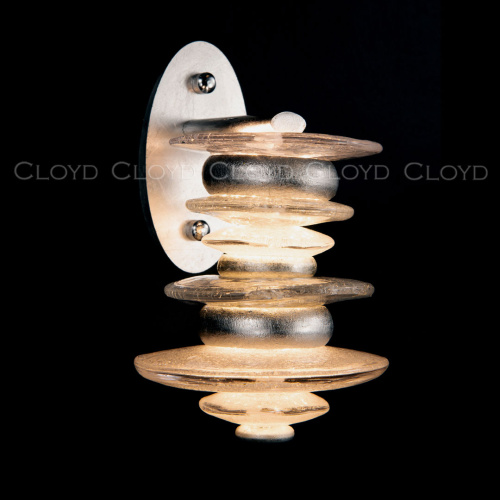 Бра Cloyd GEFEST W3 / выс. 25 см - серебро сусальн. (арт.20125) фото 3