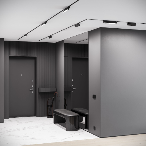 Трековый светильник 18W 4200K Kos чёрный Slim Magnetic 85086/01 фото 2