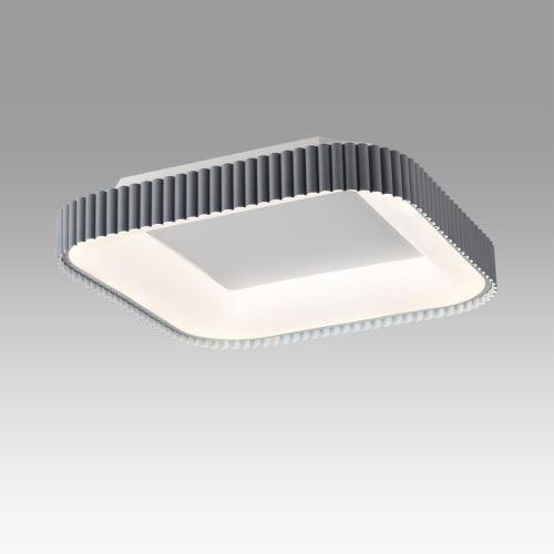7769/56L AVRA LED SN 578 Светильник металл/белый/серый LED (56Вт+14Вт) 3000-6000K 500х500 IP43 пульт ДУ+подсветка SHARMEL фото 4