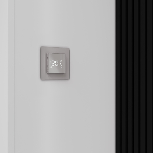 Рамка из стекла на 1 пост Senso дымчатый soft-touch W0013117 фото 3 Рамка из стекла на 1 пост Senso дымчатый soft-touch W0013117 фото 3