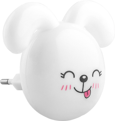 Светильник ночник Feron FN1167 1W 220V, белый Светильник ночник Feron FN1167 1W 220V, белый