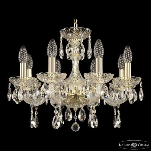 Люстра хрустальная 117/8/165 G Bohemia Ivele Crystal (Богемия Ивеле Кристалл) фото 2 Люстра хрустальная 117/8/165 G Bohemia Ivele Crystal (Богемия Ивеле Кристалл) фото 2