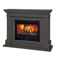 Электрокамин RealFlame Ontario 26 GR графит с очагом 3D Novara 26