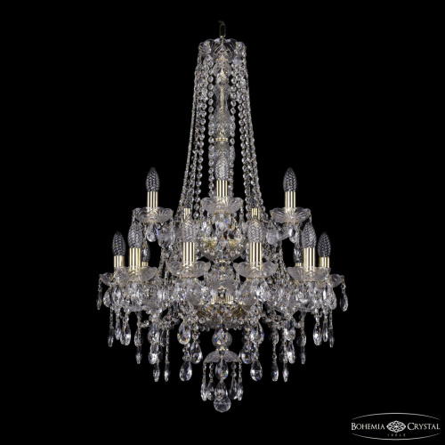 Люстра хрустальная 1415/10+5/200/h-92/2d G