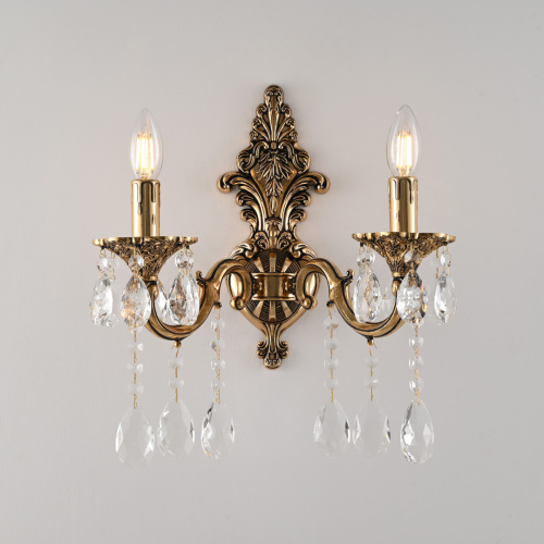 Бра с хрустальными подвесками AL7801B14/2/175 A GB Bohemia Ivele Crystal (Богемия Ивеле Кристалл) фото 3