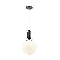 4671/1 PENDANT ODL20 393 черный/белый Подвес E27 1*40W (тип лампы СВЕЧА ) 220V OKIA