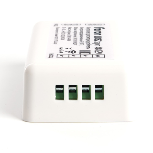 Контроллер диммер для светодиодной ленты с П/У белый, 12-24V, LD62 фото 5