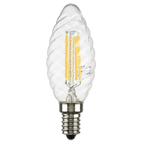 933704 Лампа энергосберегающая LED FILAMENT 220V C35 E14 6W=65W 400-430LM 360G CL 4000K 30000H