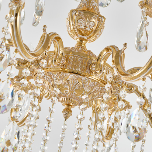 Люстра с хрустальными подвесками AL78101/8/250 B GW Bohemia Ivele Crystal (Богемия Ивеле Кристалл) фото 9