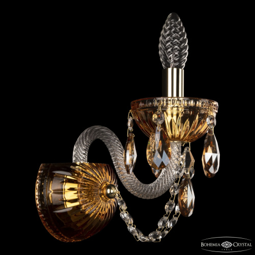 Бра 5402B/1/141 G Amber/M-1G K721 Bohemia Ivele Crystal (Богемия Ивеле Кристалл) фото 3 Бра 5402B/1/141 G Amber/M-1G K721 Bohemia Ivele Crystal (Богемия Ивеле Кристалл) фото 3