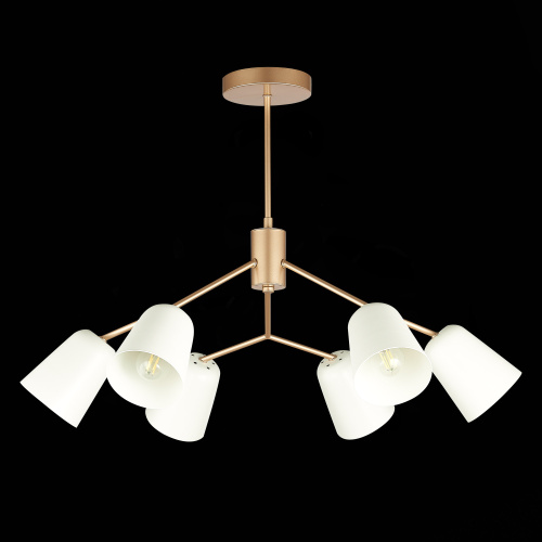 SLE155902-06 Светильник потолочный Золотистый/Белый E14 6*40W MARIO фото 10