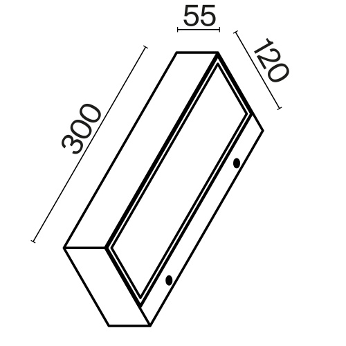 Уличный настенный светильник Outdoor O428WL-L20W3K фото 5