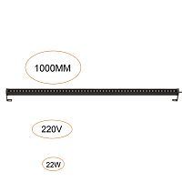 7040/22WL NATURE ODL25 679 черный/металл Фасадный поворотный на 180° светильник IP65 LED 22W 3000K 24° 1670ЛмAC220-240V GRAZE