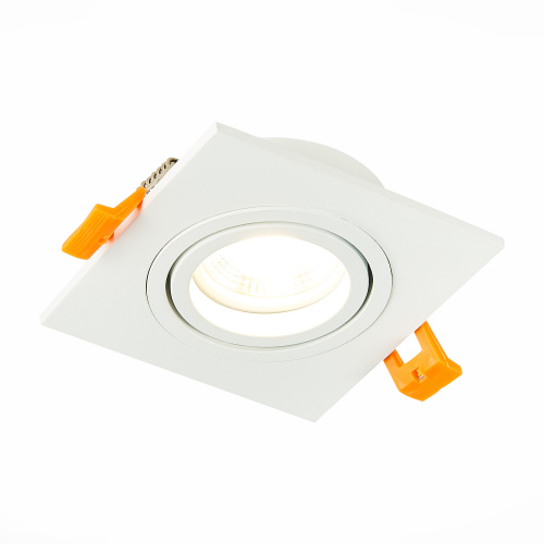 ST251.508.01 Св-к встр. Белый GU10 1*50W  IP20 L92xW92xH27 220V Без ламп Встраиваемые светильники фото 8