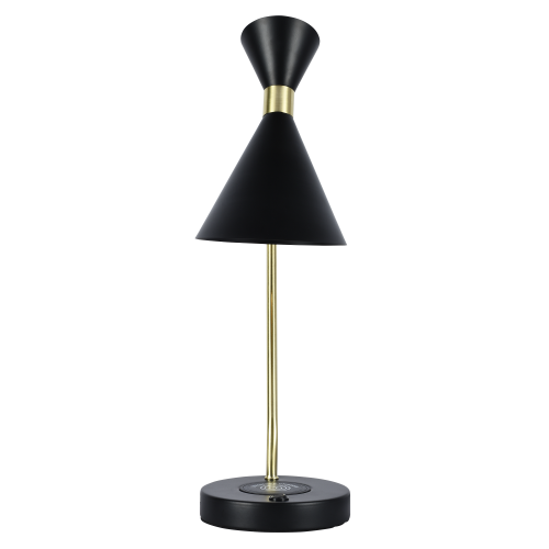 Настольная лампа черная E27 беспроводная зарядка 50см Zortes DESKLIGHT ZRS.1066.04 фото 7 Настольная лампа черная E27 беспроводная зарядка 50см Zortes DESKLIGHT ZRS.1066.04 фото 7