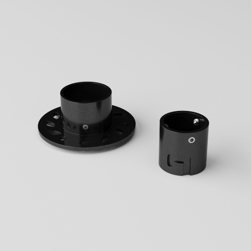 Встраиваемое крепление для круглого гибкого неона Full light черный FL 2860 фото 7