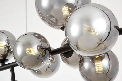 Подвесной светильник Lumina Deco LDP 7033-10 BK+GY фото 2 Подвесной светильник Lumina Deco LDP 7033-10 BK+GY фото 2