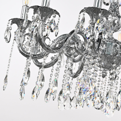 Люстра с хрустальными подвесками AL79101/10/250 A Ni Bohemia Ivele Crystal (Богемия Ивеле Кристалл) фото 6
