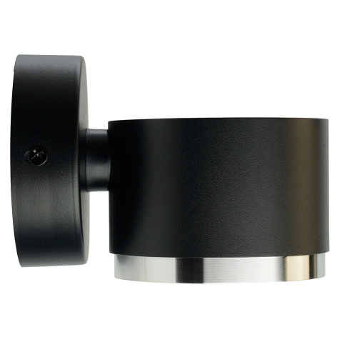 Светильник  настенный Feron HL4598  Barrel DUET 12W, 230V,GX53, черный + хром IP20 фото 9