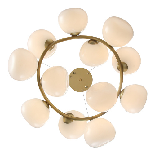 SL1519.303.12 Светильник подвесной ST-Luce Латунь/Белый G9 12*5W 4000K SWEVEN фото 6