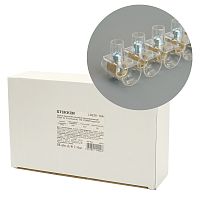 Зажим винтовой концевой изолированный КЗВИ-16 500В, 76А, 10 контактов, поликарбонат  LD228-76А