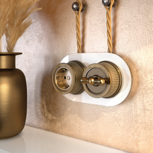 Рамка из стекла на 2 поста белый W0025101 фото 5 Рамка из стекла на 2 поста белый W0025101 фото 5