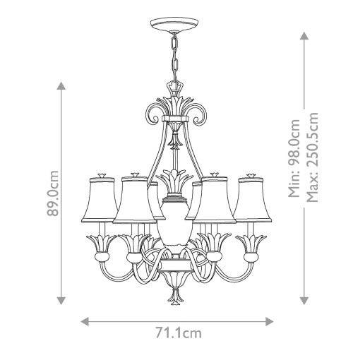 Люстра Hinkely Lighting, Арт. HK-PLANT7-PL фото 7 Люстра Hinkely Lighting, Арт. HK-PLANT7-PL фото 7