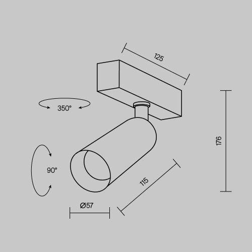 Трековый светильник Technical TR103-4-12WTW-M-B фото 7 Трековый светильник Technical TR103-4-12WTW-M-B фото 7