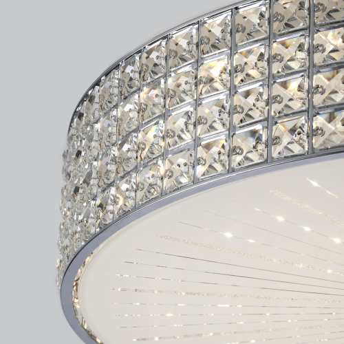 Citilux Портал CL32410G1 LED RGB Люстра хрустальная с пультом Хром фото 6 Citilux Портал CL32410G1 LED RGB Люстра хрустальная с пультом Хром фото 6