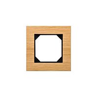 Рамка 1-постовая Liregus Epsilon дуб 28-220