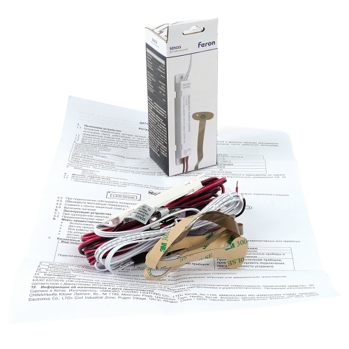 Датчик касания 12-24V 60/120W с кабелем (25 см) SEN35, артикул 52166 фото 8