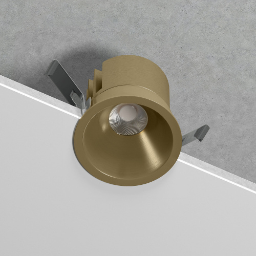 Светильник встраиваемый светодиодный Forte 15W 4000K латунь 25071/LED фото 4