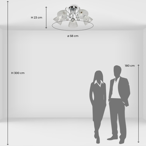 Люстра потолочная De City Блеск 315016305 фото 9