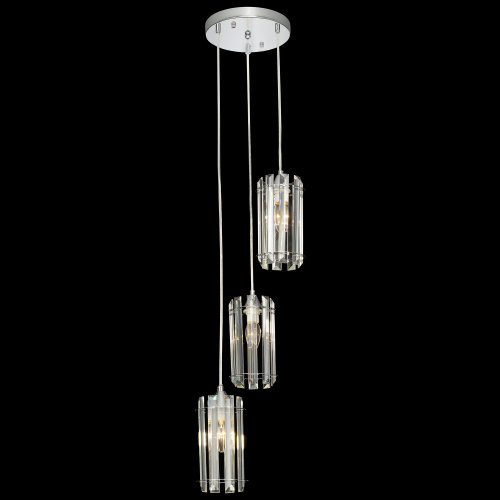 Citilux Джейн CL306031 Хрустальный подвесной светильник Хром фото 3 Citilux Джейн CL306031 Хрустальный подвесной светильник Хром фото 3