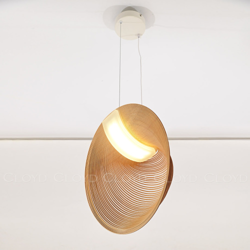 Подвесной светильник Cloyd FUETE P1 / шир. 40 см - дерево - белый (арт.11413) фото 3 Подвесной светильник Cloyd FUETE P1 / шир. 40 см - дерево - белый (арт.11413) фото 3