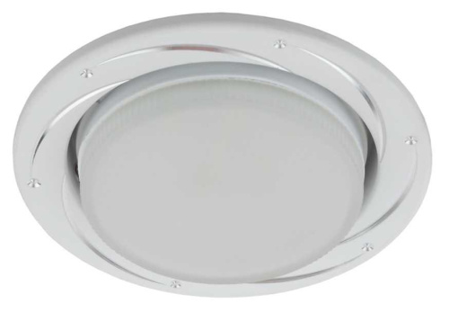 Светильник встраиваемый ЭРА KL 77 AL/WH /1 SET 5 под лампу GX53 серебро/белый набор 5 шт Б0070933