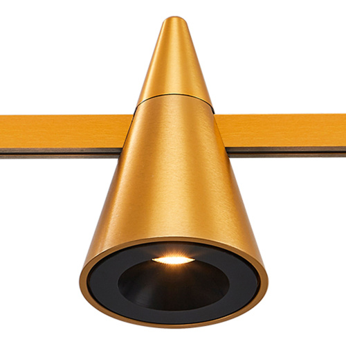 ST813.206.05 Магнитный трековый светильник FARM Золотистый LED 1*5W 3000K 272Lm Ra90 60 IP20 D70xH11 FARM фото 3