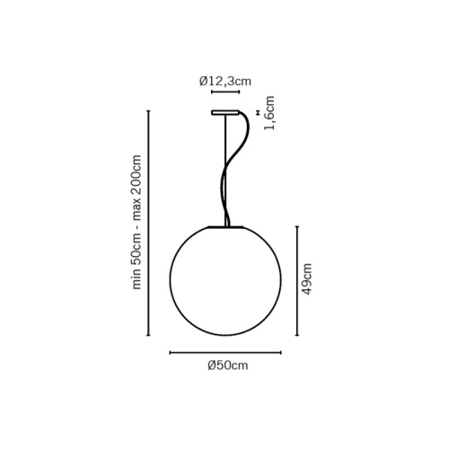 Подвесной светильник Lumi Sfera d50 фото 2 Подвесной светильник Lumi Sfera d50 фото 2