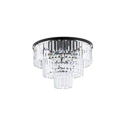 Потолочная люстра Nowodvorski Cristal M Black 7627 Потолочная люстра Nowodvorski Cristal M Black 7627