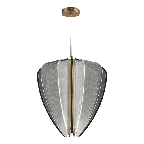 SL6509.213.01 Светильник подвесной ST-Luce Золотистый/Прозрачный LED 1*75W 4000K FESALE фото 4