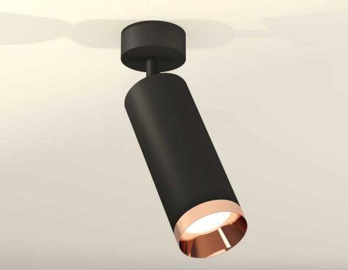 Комплект накладного светильника Ambrella light Techno Spot XM6343006 SBK/PPG черный песок/золото розовое полированное (A2210, C6343, N6135) фото 3