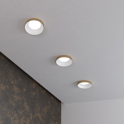 Встраиваемый точечный светильник 112 MR16 белый/золото фото 6