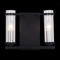 SL334.401.02 Бра ST-Luce Черный, Никель/Прозрачный E14 2*60W BICHERO