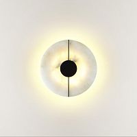 4311/12WL MIDCENT ODL22 219 светлый мрамор/черный металл Настенный светильник IP20 LED 10W 277Лм 3000K NAXOS