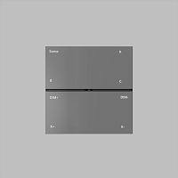 DK7201-DG Накладная настенная панель управления для светильников Air 3000-5000K, серия Control, IP20, CR2032 3V x 2, темно-серый, пластик